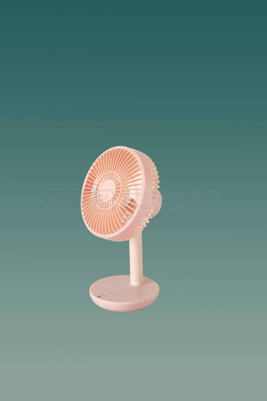 粉嫩清凉一夏 粉色桌面USB直流风扇实拍图免费下载